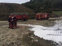 Taraklı Termal’de Yangın Tatbikatı.