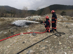 Taraklı Termal’de Yangın Tatbikatı.