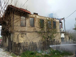 Gerişler Köyünde Yangın