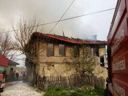 Gerişler Köyünde Yangın