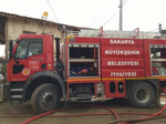 Gerişler Köyünde Yangın