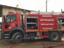 Gerişler Köyünde Yangın