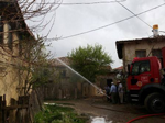 Gerişler Köyünde Yangın