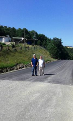 TARİHİ İPEK YOLUNDA ASFALTLAMA ÇALIŞMALARI YAPILDI.