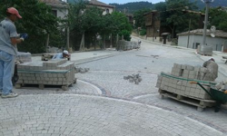 Taraklı’da Parke Çalışmaları Sürüyor