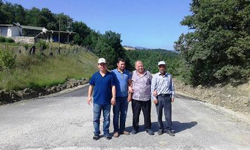 TARİHİ İPEK YOLUNDA ASFALTLAMA ÇALIŞMALARI YAPILDI.