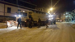 KAR İLE MÜCADELE EKİBİ GECE GÜNDÜZ ÇALIŞIYOR