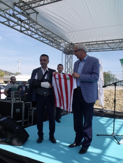 TARAKLI FUTBOL SAHASI TÖRENLE HİZMETE GİRDİ: