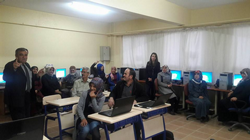 TARAKLI HALK EĞİTİM MERKEZİNDE BİLGİSAYAR KURSU AÇILDI: