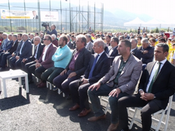 TARAKLI FUTBOL SAHASI TÖRENLE HİZMETE GİRDİ: