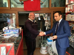 Kaymakam Kandil Simidi Dağıtarak Kandil Kutladı