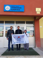 YENİDOĞAN İLKOKLU VE ORTAOKULU'NA BEYAZ BAYRAK