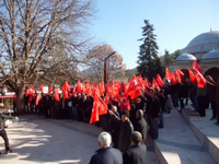 Cuma Namazından sonra Vatandaşlar ABD ve İsrail'i protesto Etti.