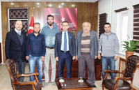Kaymakam Koç ve Başkan Özkaraman’a ziyaret