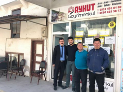 AYKUT GAYRİMENKUL OFİSİ AÇILDI