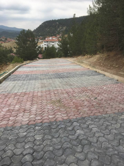 VE OKUL YOLU TAMAMLANIYOR...