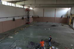 Ve Sporsalonu Onarılıyor
