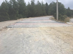 VE OKUL YOLU TAMAMLANIYOR...