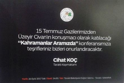 KONFERANSA DAVET