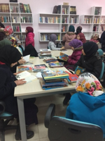 Taraklı İmam Hatip Ortaokulu Öğrencilerinden Kütüphane Ziyareti