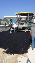Taraklı Termal Çevre Yolunda Asfalt Çalışmaları Başladı
