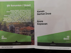 Sapanca Şiir Akşamları TARAKLI Programı
