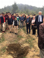 TARAKLI’DA DA FİDANLAR TOPRAKLA BULUŞTURULDU