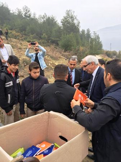 TARAKLI’DA DA FİDANLAR TOPRAKLA BULUŞTURULDU