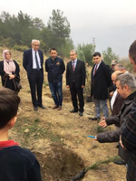 TARAKLI’DA DA FİDANLAR TOPRAKLA BULUŞTURULDU