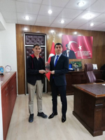 Kaymakam Dağlı'dan Plaket 