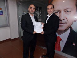 Muhsin Öztürk Taraklı'dan Aday Adayı oldu.