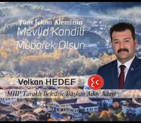 Volkan Hedef Kandil Mesajı Yayınladı