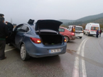 Otomobiller Kafa Kafaya Çarpıştı: 4 Yaralı