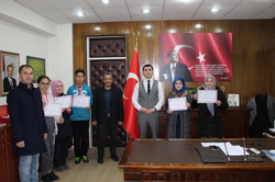 Kaymakam Dağlı’dan Ödül