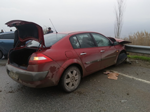 Otomobiller Kafa Kafaya Çarpıştı: 4 Yaralı