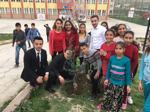Zeytin Fidanları Toprakla Buluştu.