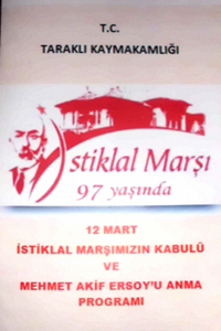 İSTİKLAL MARŞI 97 YAŞINDA