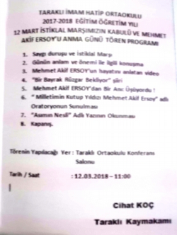 İSTİKLAL MARŞI 97 YAŞINDA