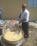 Komşu Kılavuzlar Köyünde Hayır Pilavı