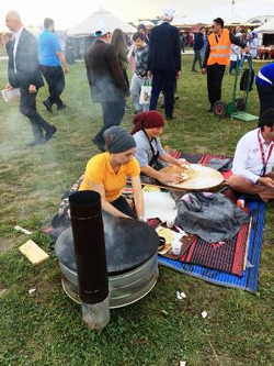 ÖZKARAMAN ETNOSPOR KÜLTÜR FESTİVALİ AÇILIŞINA KATILDI