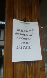 Seçmen listeleri askıda