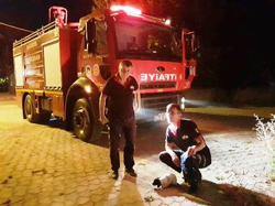 İtfaiyeden Gece Yarısı Yavru Köpek Kurtarma Operasyonu