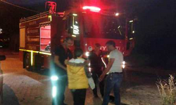 İtfaiyeden Gece Yarısı Yavru Köpek Kurtarma Operasyonu