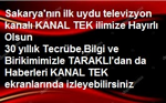 KANAL TEK Yayında