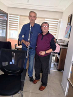 Alifuatpaşa’lı Klarnet Ustası müzisyen Sabri İlter.	