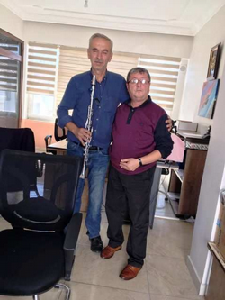Alifuatpaşa’lı Klarnet Ustası müzisyen Sabri İlter.	