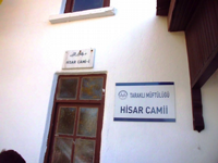 Camiiler ve Din Görevlileri Haftası ve Hisar Camii