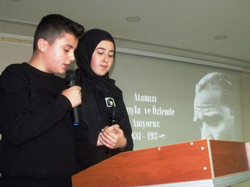 TARAKLI'DA ATATÜRK'Ü ANMA ETKİNLİĞİNE YOĞUN İLGİ