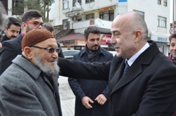 Esnafları Gezdi