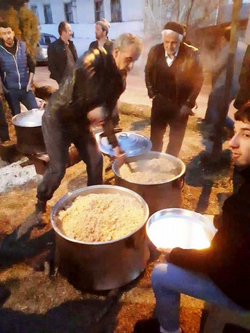 Hacıyakup Bayır Mahallesi’n de Hayır Pilavı Dağıtıldı